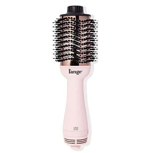 2-in-1 Titanium Blow Dryer Brush with Oval Barrel (Blush - 60 mm) U153