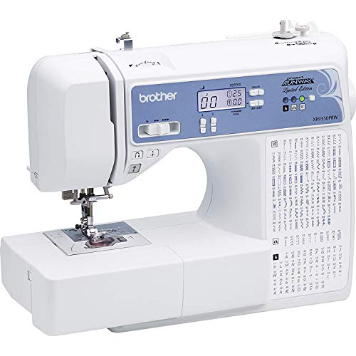 Computerized Sewing and Quilting Machine with 165 Built-in Stitches, LCD Display, White Y352