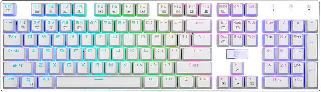 RGB Mechanical Gaming Keyboard, Blue Switches, Wired 104 Keys Q9269