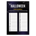 Halloween Party Game Cards, Bats & Spiders Themed, Pk-24 F819626