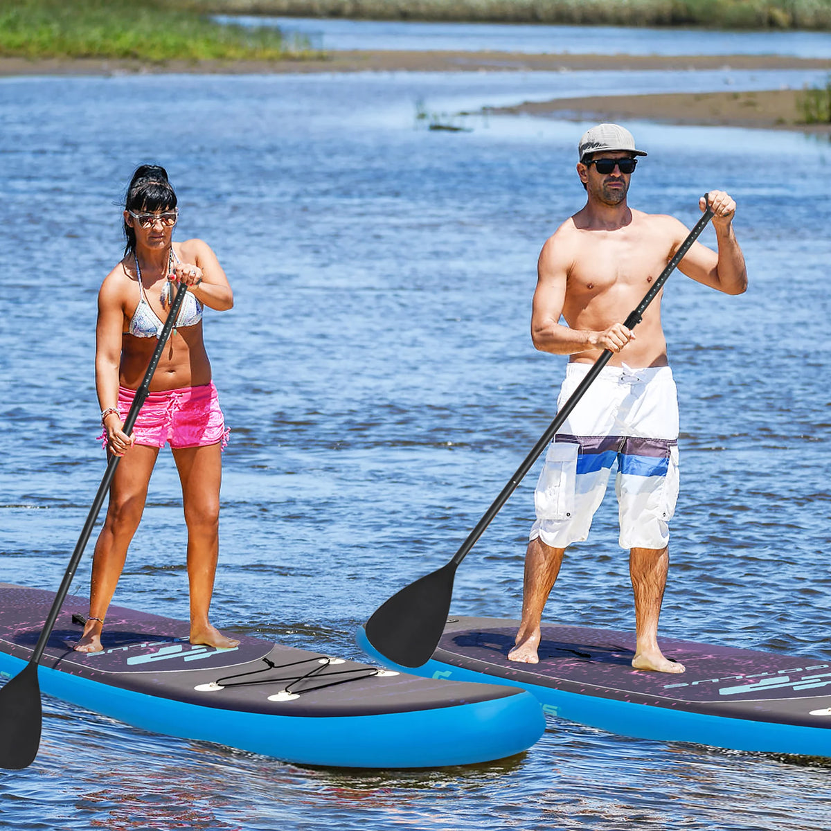 10.5' Inflatable Stand Up Paddle Board with Bag G244
