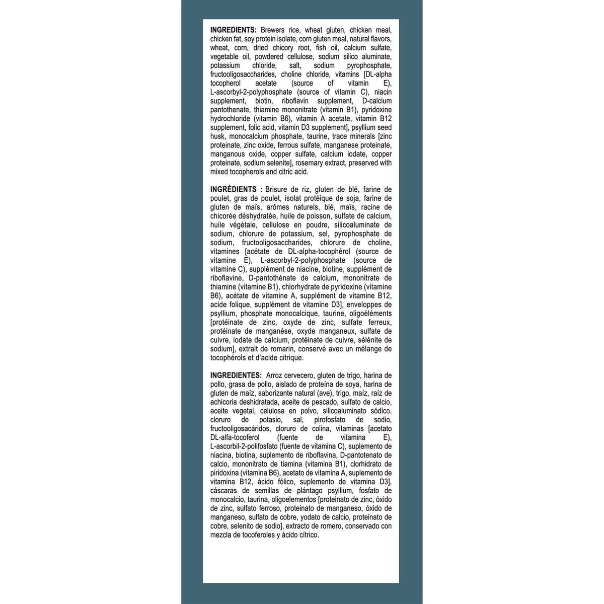 Adult Cat Dry Food K25753
