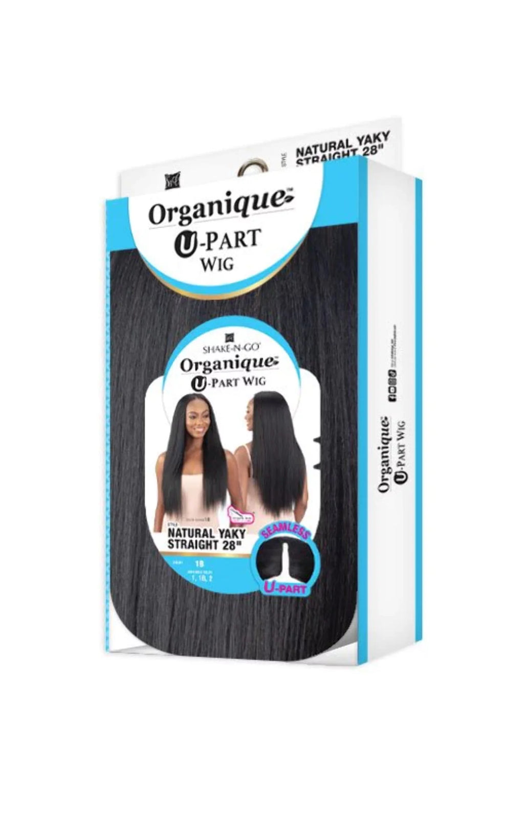 Wig U-Part Natural Yaky straight 28" C466730