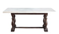 72" Marble Top Dining Table I245