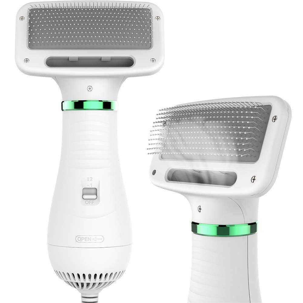 2 in 1 Pet Grooming Hair Dryer with Slicker Brush O736981