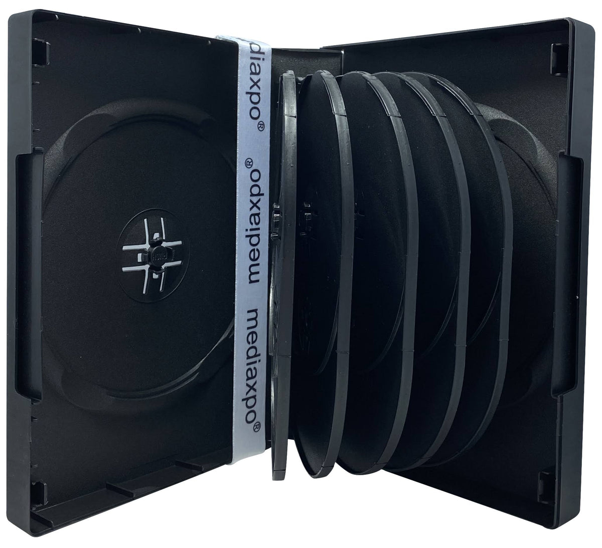 100 Black 12 Disc DVD Cases A7475