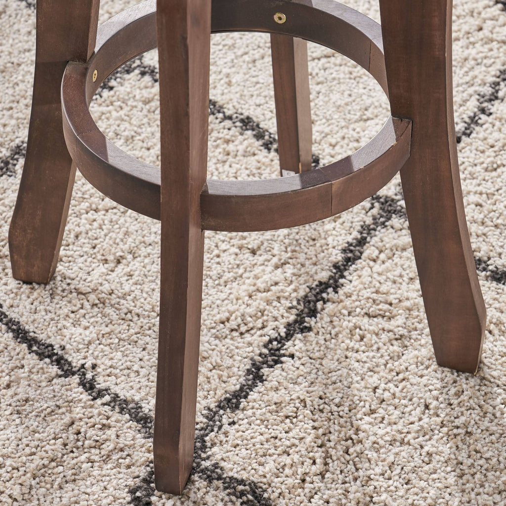 Grey Acacia Wood Barstool (Set of 2) D79363