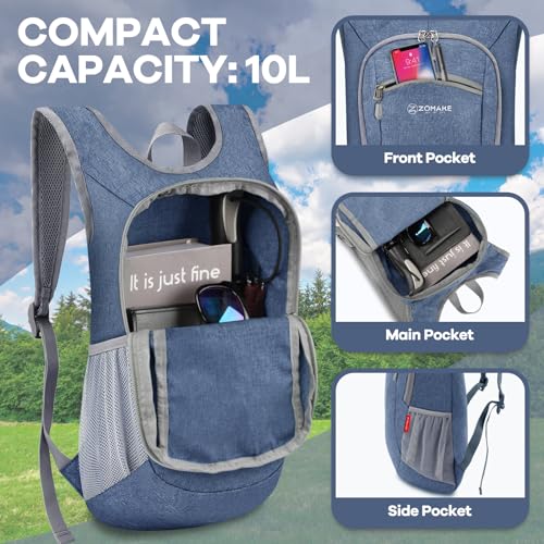 Ultra Lightweight Packable Backpack 10L Black R1432
