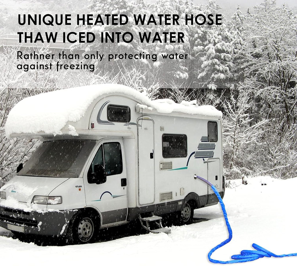 15FT Heated Drinking Water Hose with Thermostat, 1/2" Inner Diameter L44432