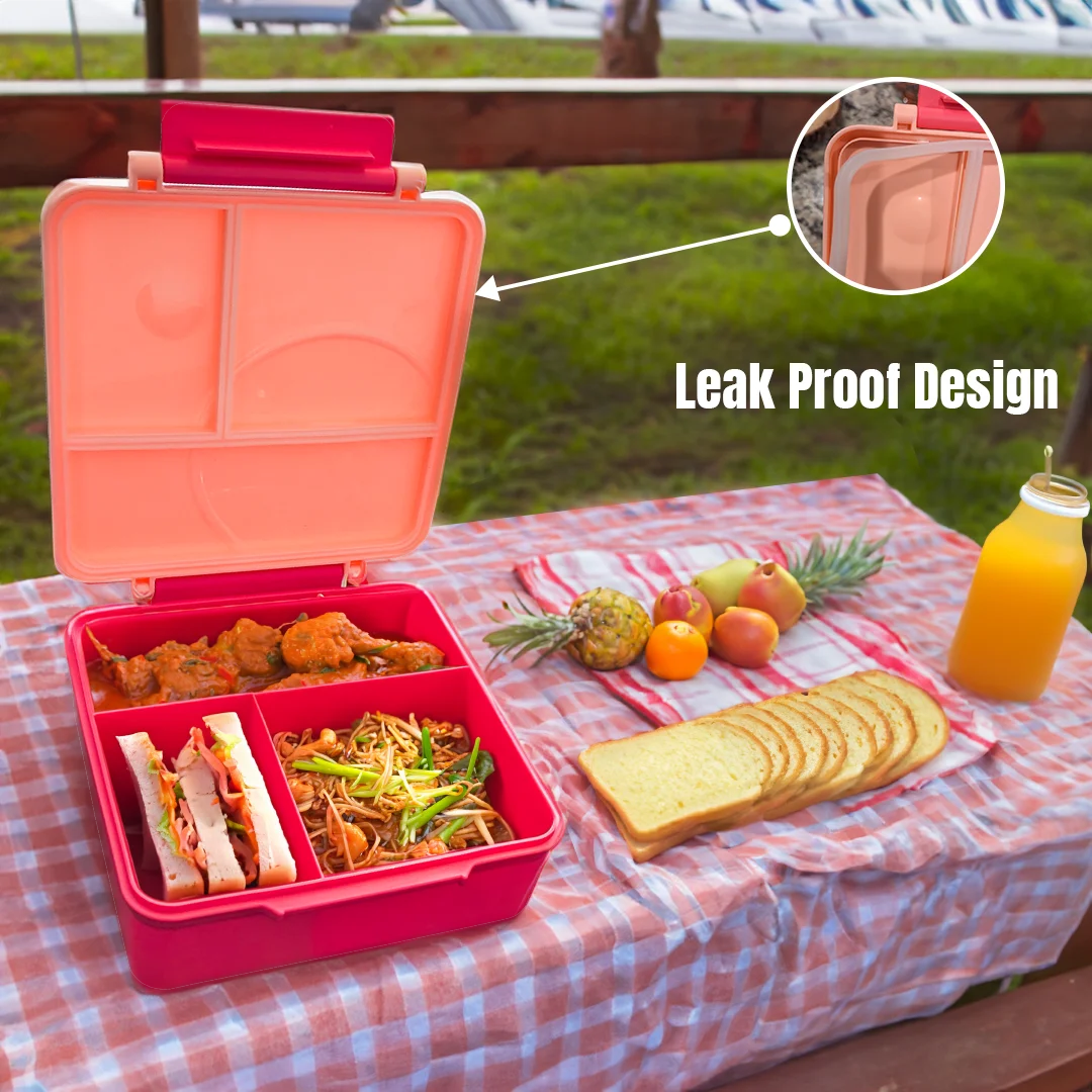 Blue Leak Proof Bento Box with Thermos Food Jar U21601