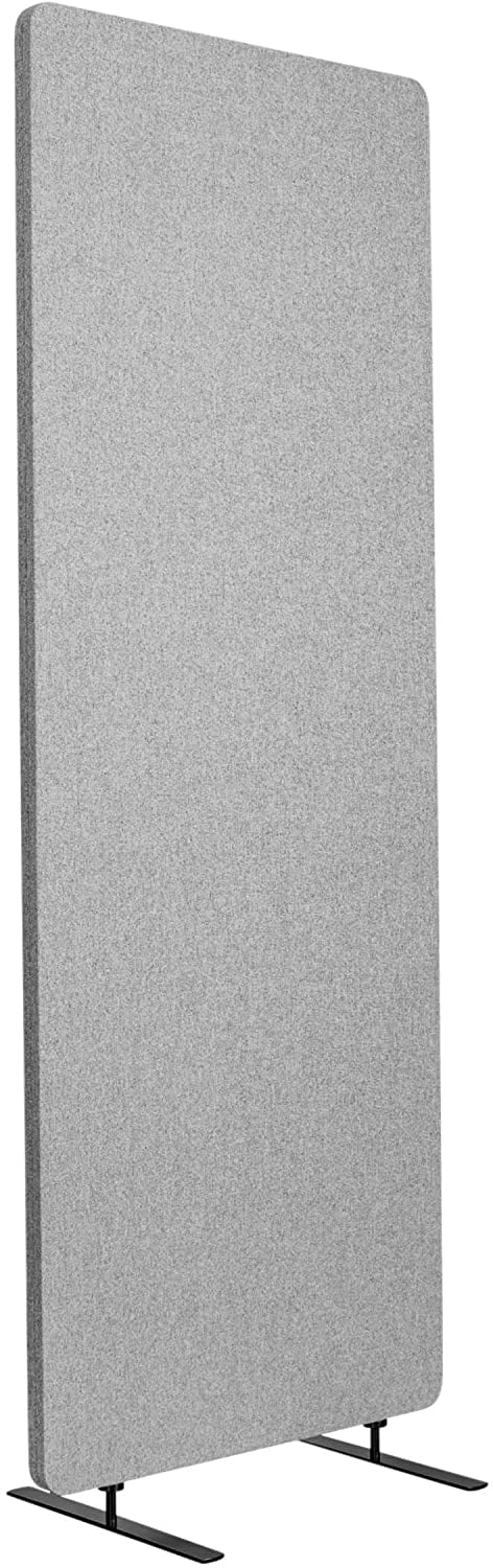 Cool Gray Freestanding Acoustic Room Divider Office Partition S948216