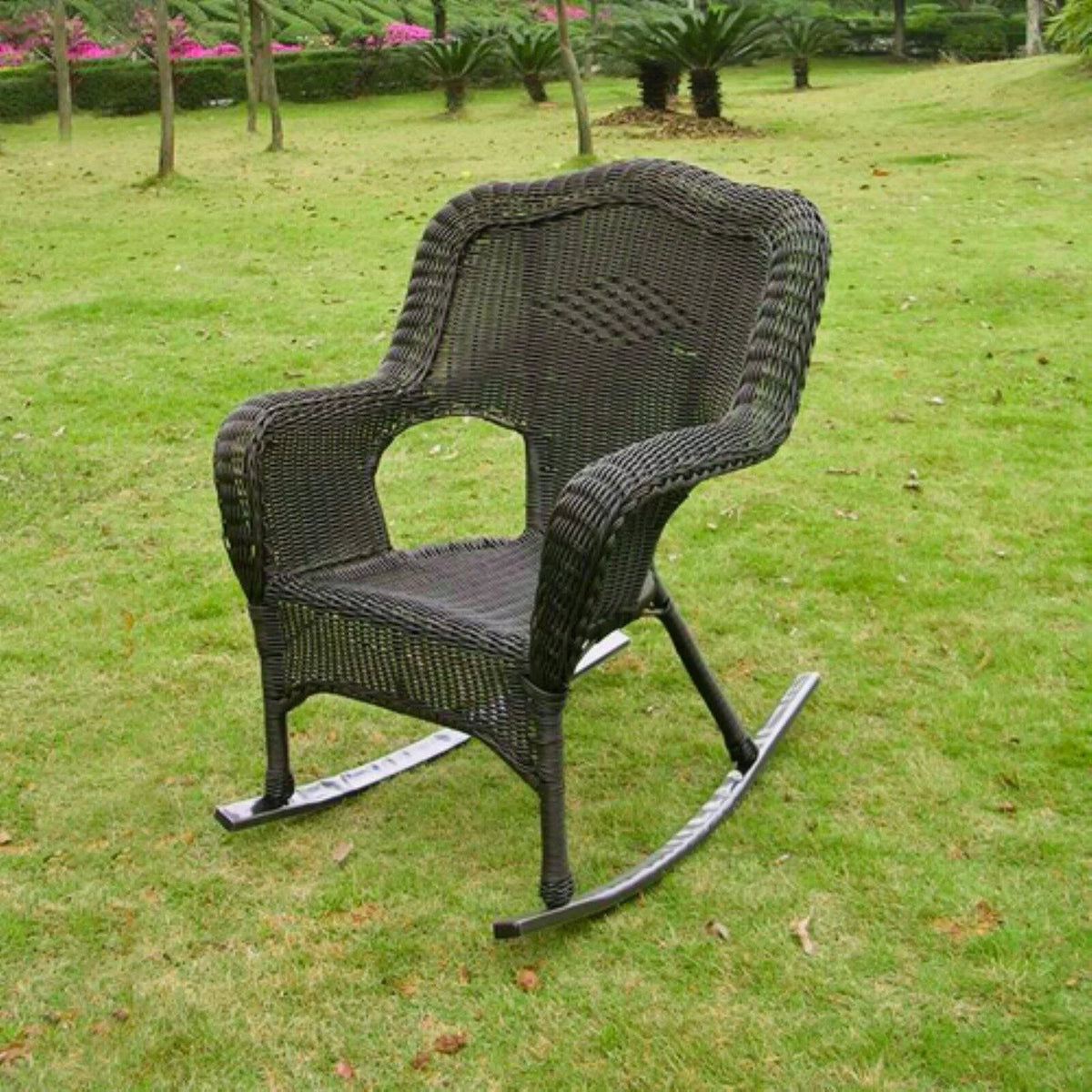 White Patio Rocker U201