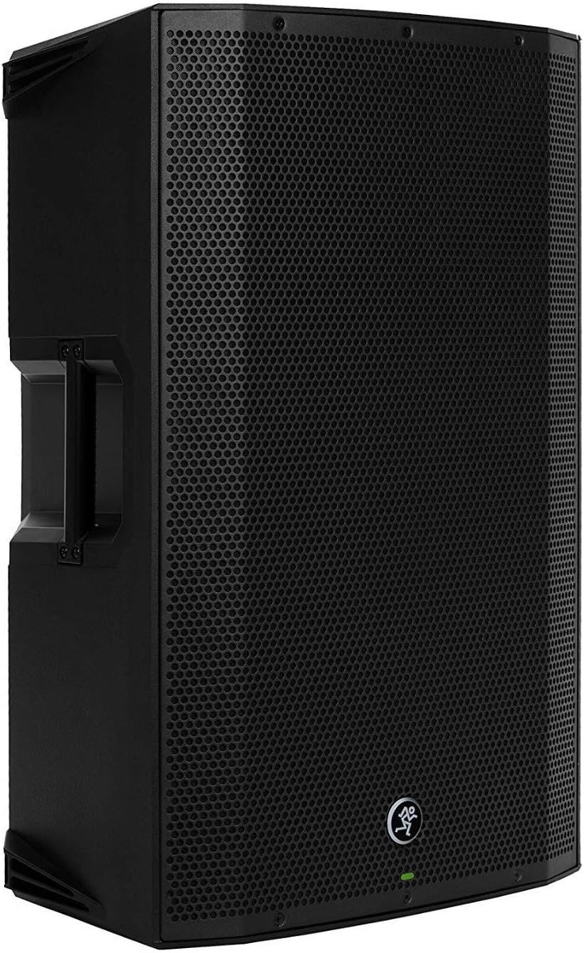 1300W 15 Powered Loudspeaker with Speaker Stand and 2 XLR Cables V604