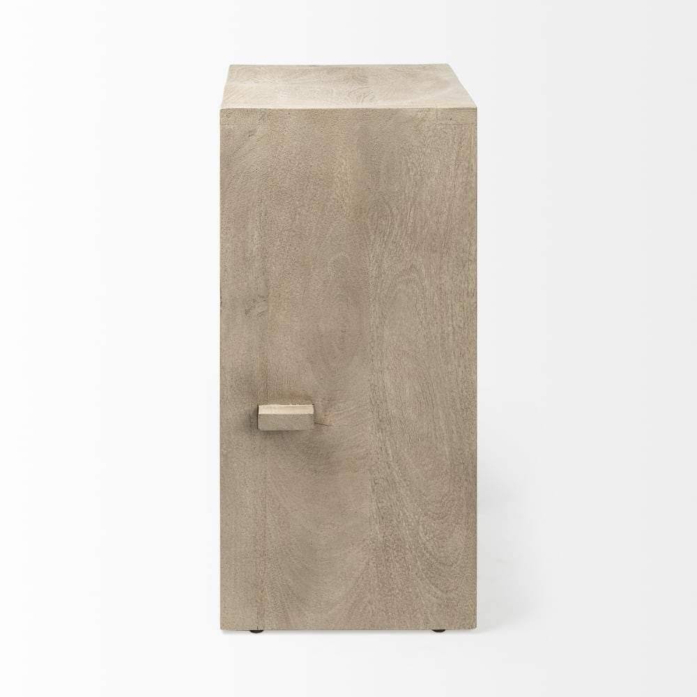 Gray/Brown Wood Bar Stool R5881