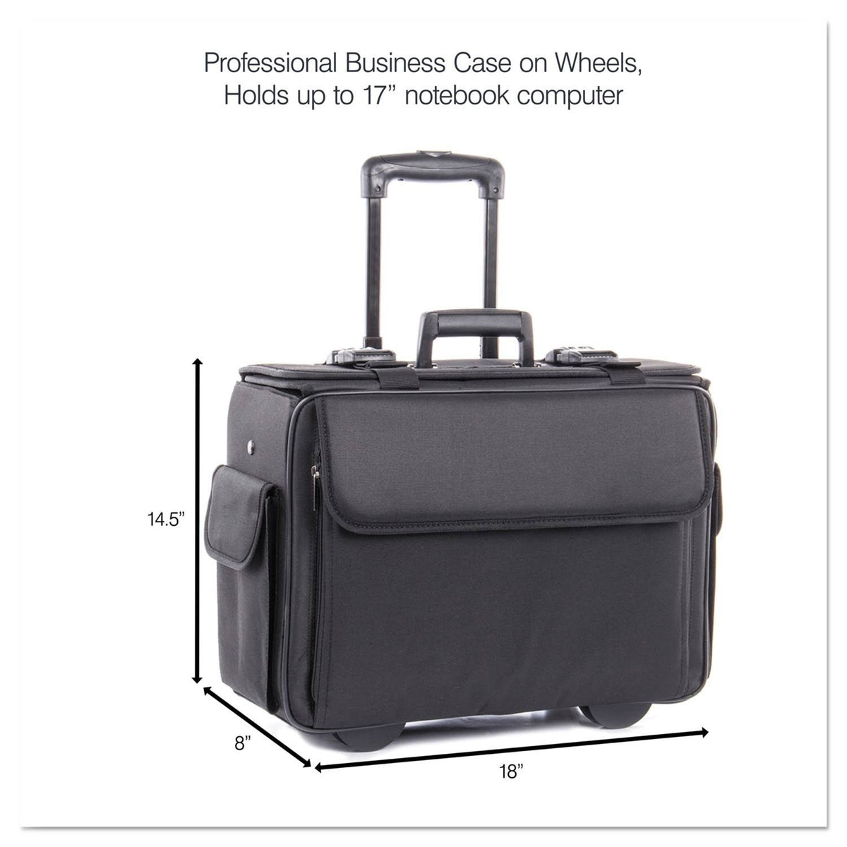 Black Rolling Computer Case I2374