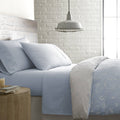 Cotton Reversible Duvet Cover and Sham Set Twin XL Y895