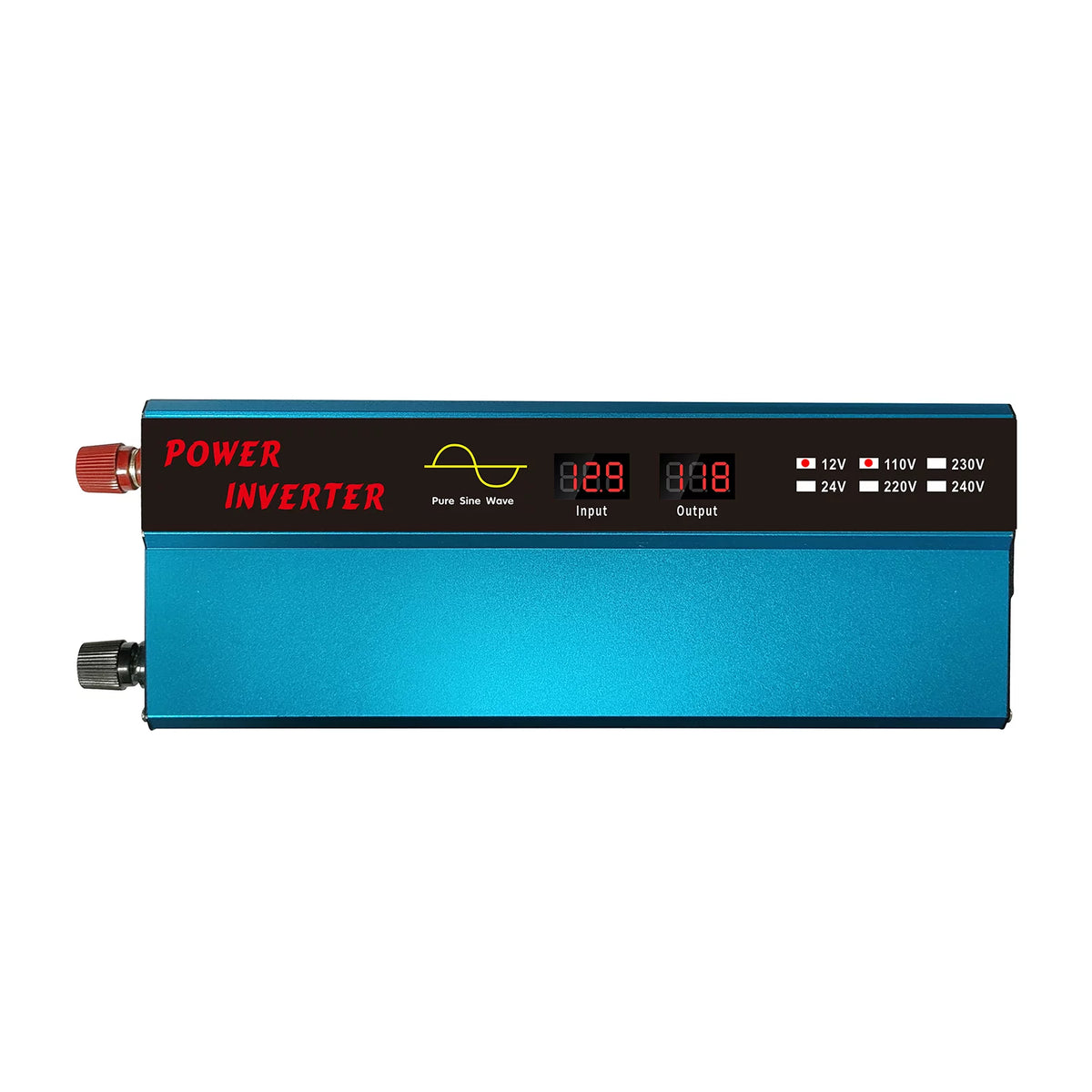 850W Pure Sine Car Power Inverter, 1600 Watt, 2 Sockets, 2 USB Ports A29019