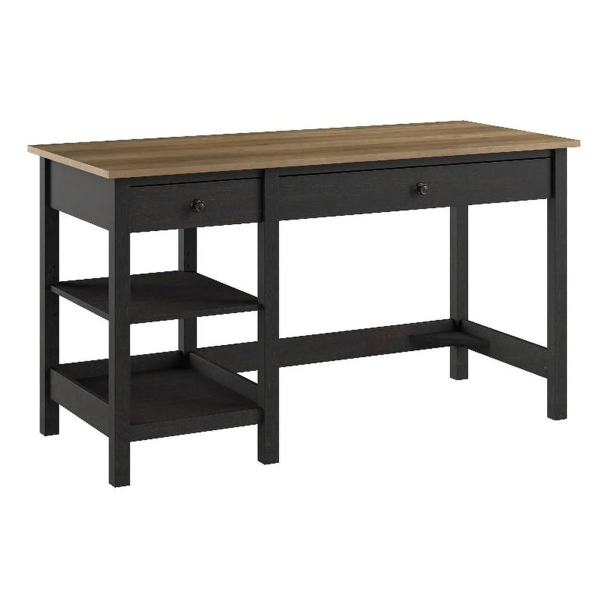 54W Computer Desk with Shelves E26582