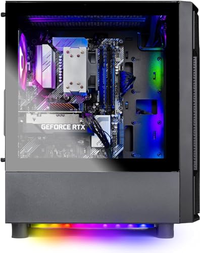 Black Gaming PC, Intel i7 12700F, RTX 4060, 1TB NVME, 16GB DDR4 RAM Q972717