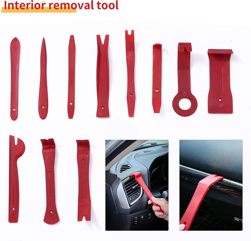 19 Pc Auto Trim Removal Tool Kit with Storage Bag U788037