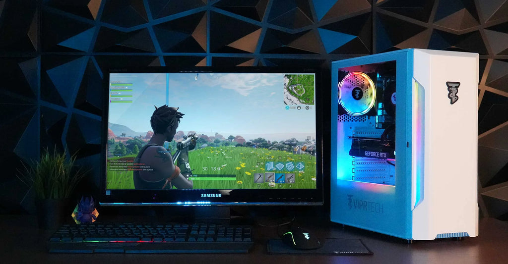 White AMD Ryzen 5 2600 NVIDIA RTX 3060 12GB 32GB DDR4 3200 RAM 1TB NVMe SSD Windows 11 Pro Gaming PC F4711
