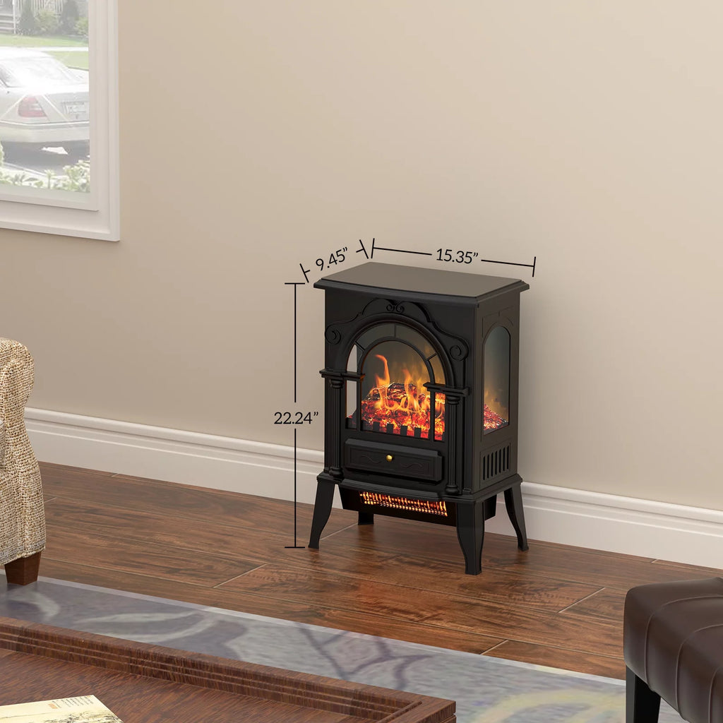 16" Infrared Electric Fireplace Heater S6949