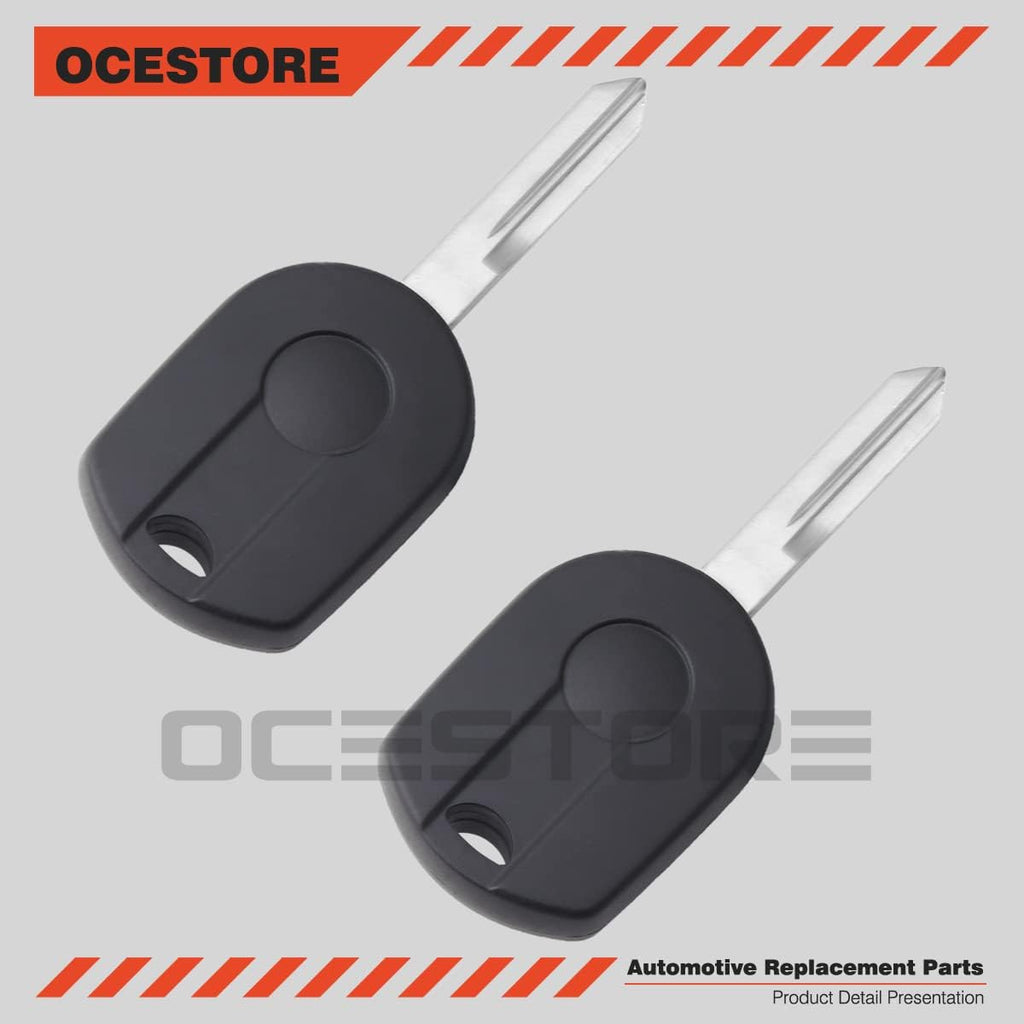 2Pcs Car Key Fob Keyless Entry Remote 4-btn Pack of 2 G389