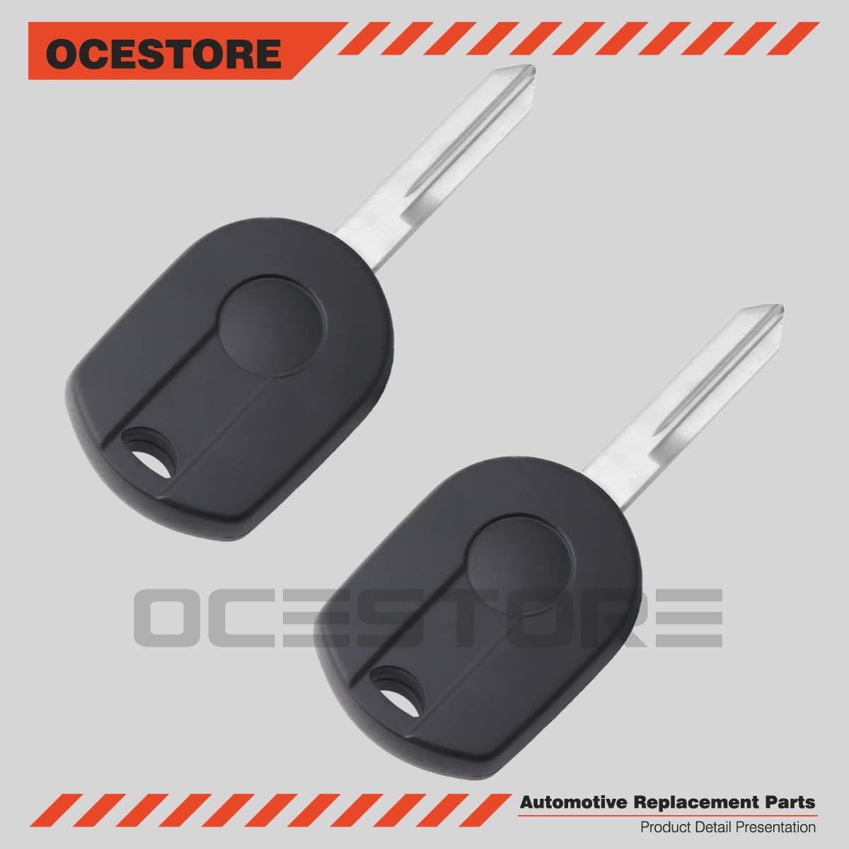 2Pcs Car Key Fob Keyless Entry Remote 4-btn Pack of 2 G389