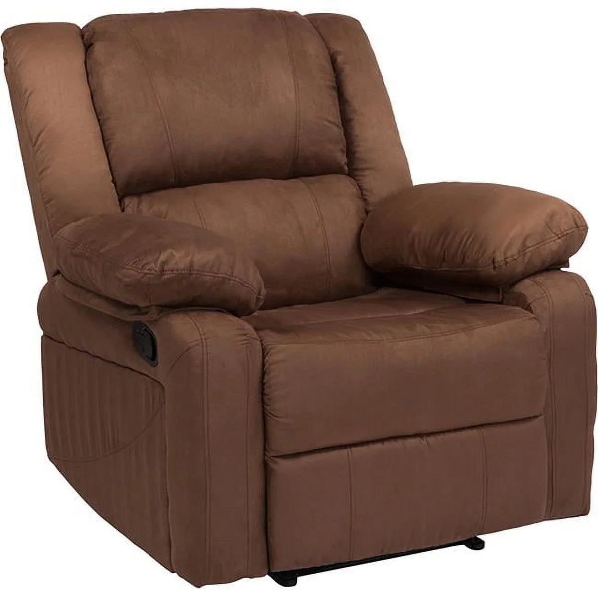 Chocolate Brown Microfiber Recliner W291