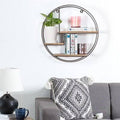 3 Piece Mango Wood Accent Shelf T201242