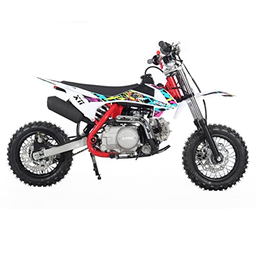 110cc Dirt Bike with Automatic Transmission, Electric Start, 10"/10" Tires (Black) P532