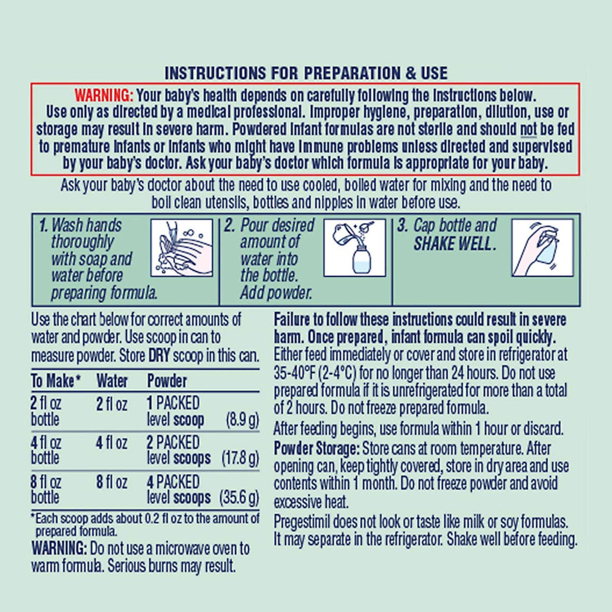 Hypoallergenic Infant Formula Powder 16 Ounce Pack of 6 S3493