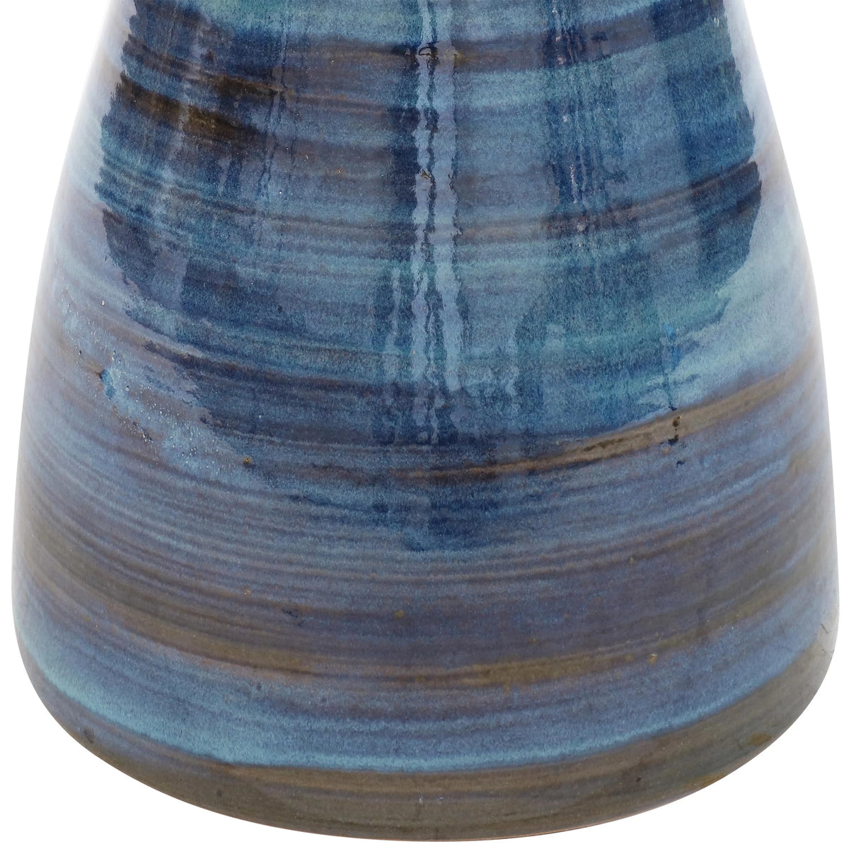 Glazed Ceramic Outdoor Bird Bath J81453