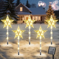 8 Pack Solar Candy Cane Pathway Lights H188206