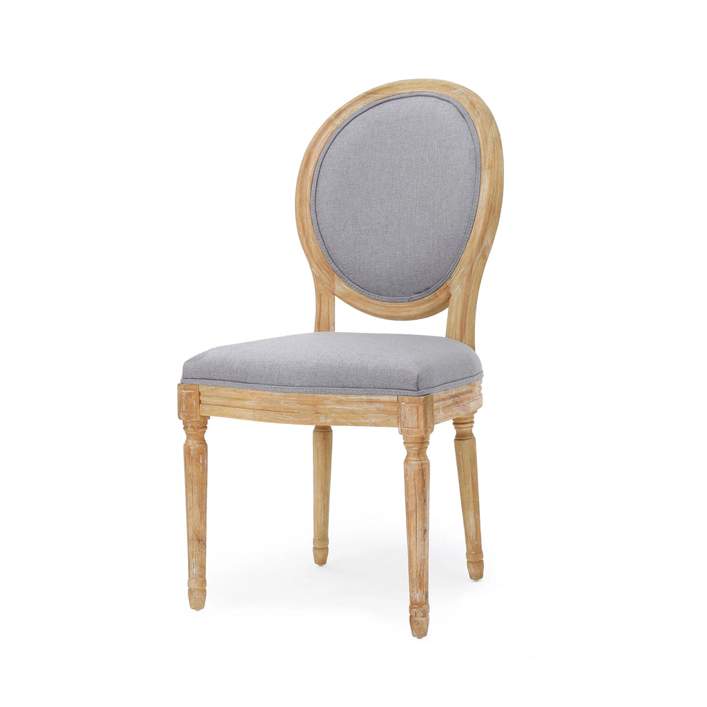 Dark Teal Natural Finish Dining Chairs Set of 4 B758628