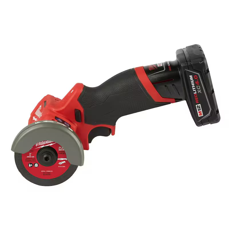 12V Cordless Brushless Cut Off Saw Kit with 6.0Ah Battery X68184