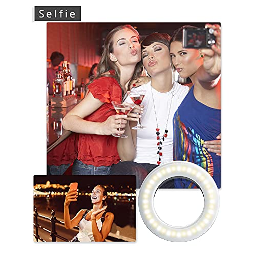 Rechargeable Clip-on Selfie Ring Light L58178