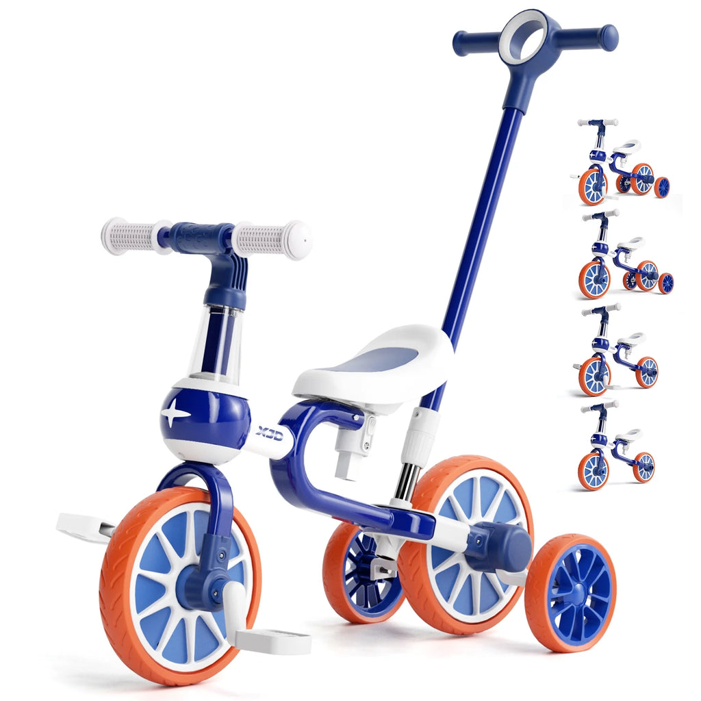7 in 1 Toddler Tricycle with Removable Pedals D666337
