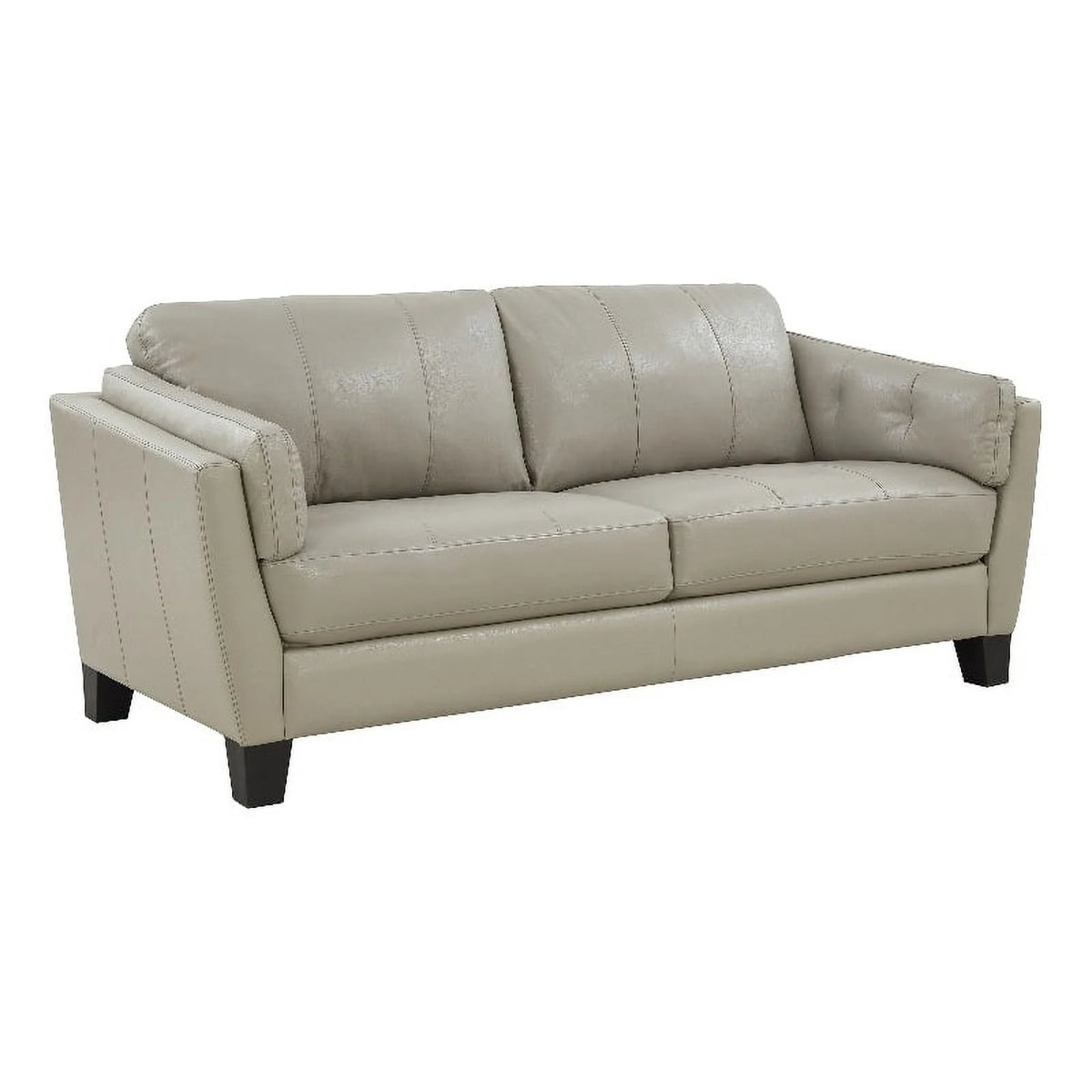 Cream Top Grain Leather Sofa Q840527