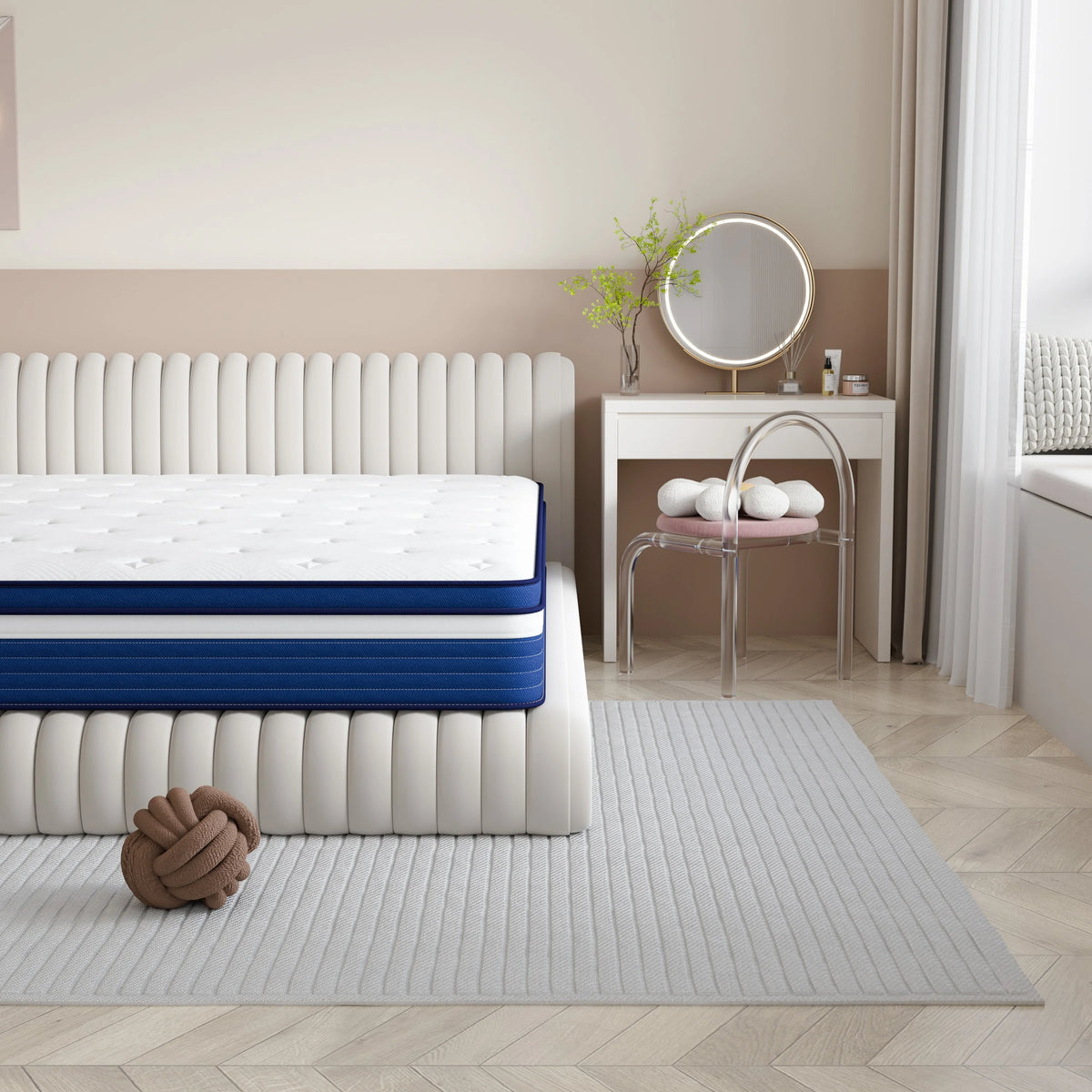 12 inch King Gel Memory Foam Hybrid Mattress Y232658