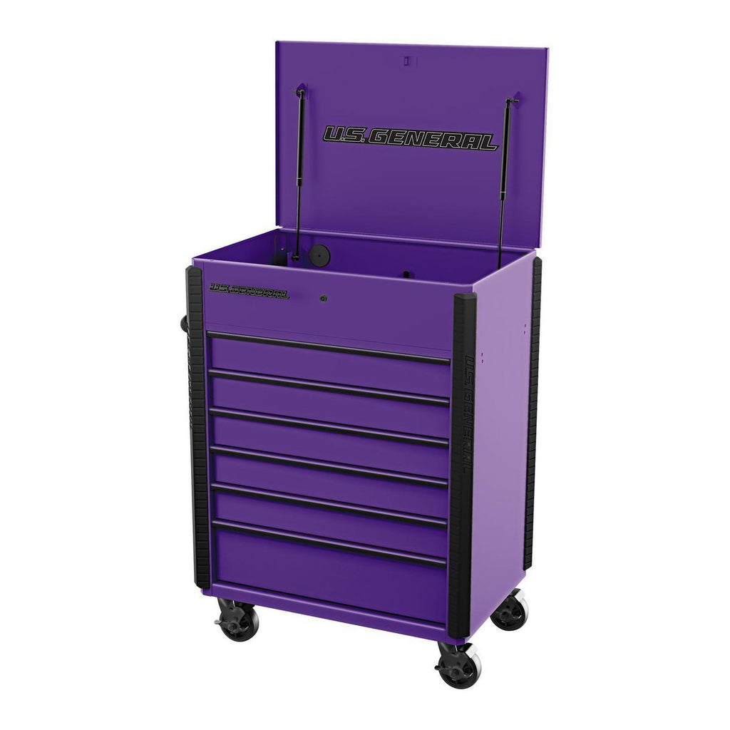 Slate Gray 6-Drawer Service Cart U294