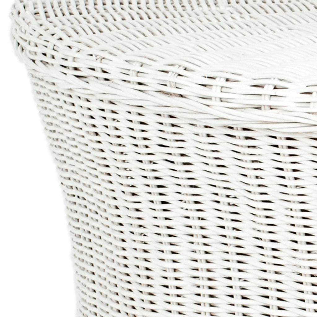 White Cocktail Ottoman V18950
