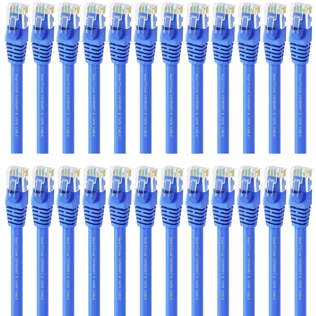 Cat 6 Ethernet Cable 1 ft 24-Pack White M510662