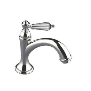 Single Control Lavatory with Black Crystal Handle Y96328