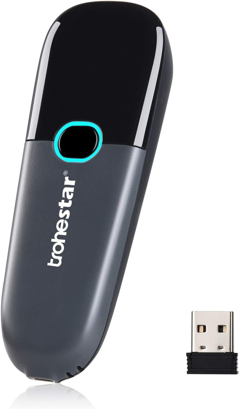 Wireless Barcode Scanner with Bluetooth and USB Connection U937