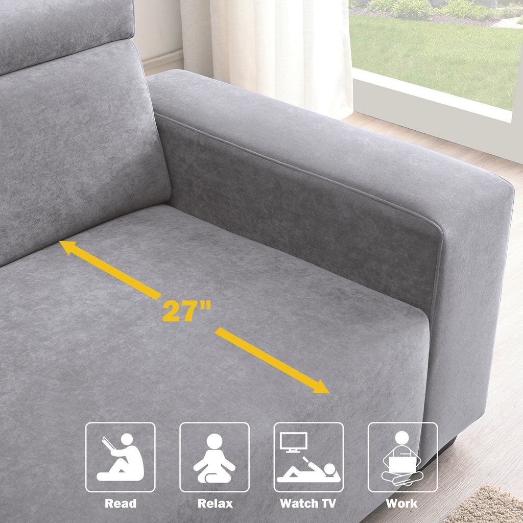 Velvet 2-Seater Sofa Y899