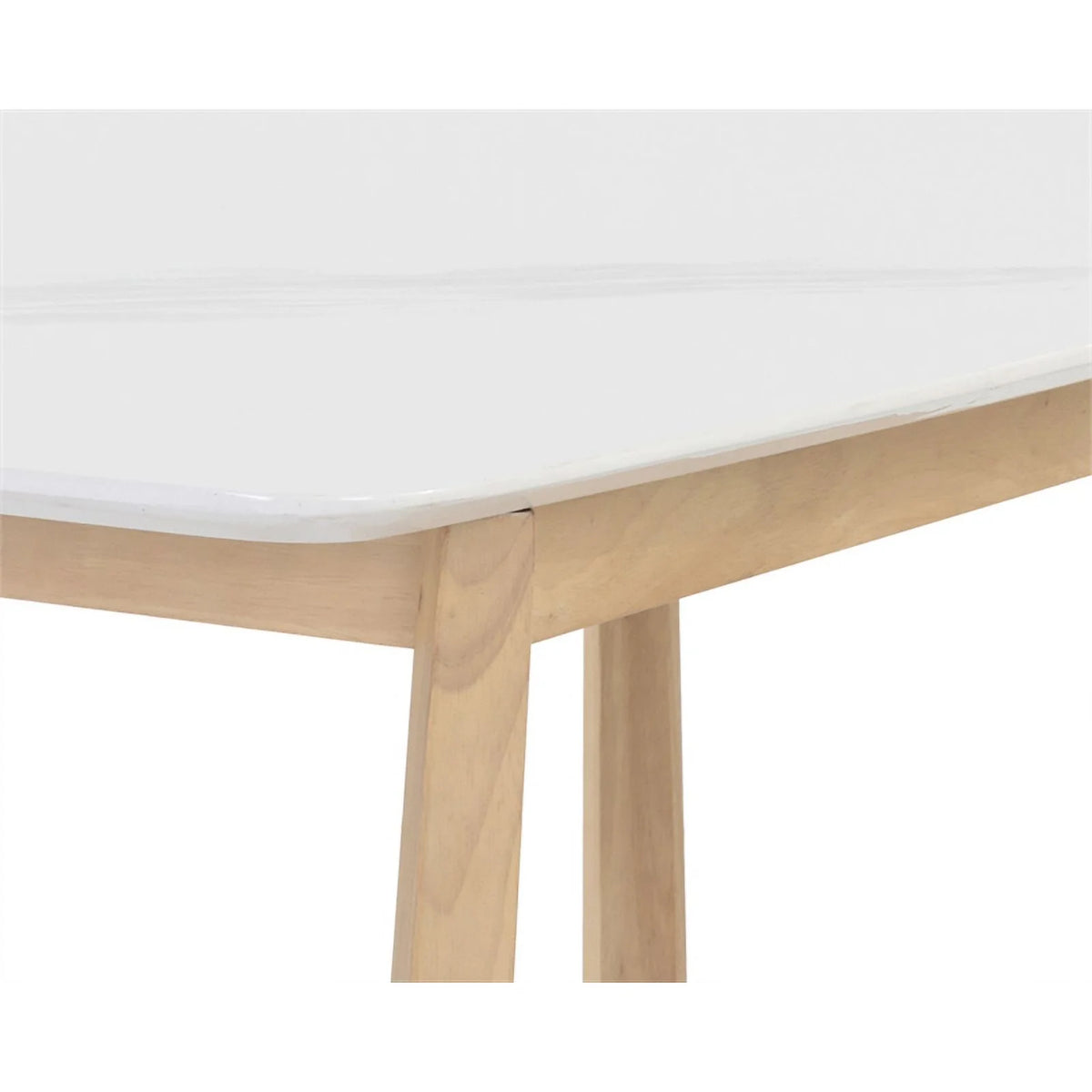 70.5" Wood & Faux Marble Dining Table C9618