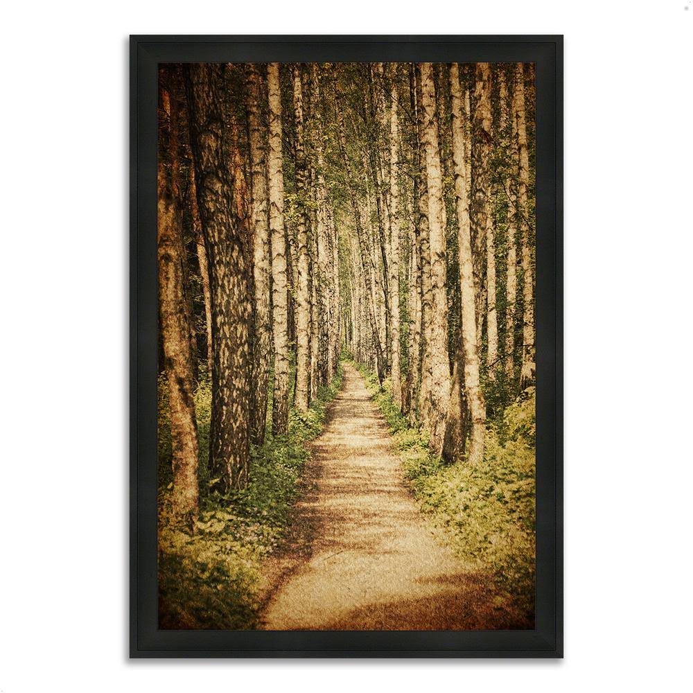 Silky Black Framed Photograph Print X1144
