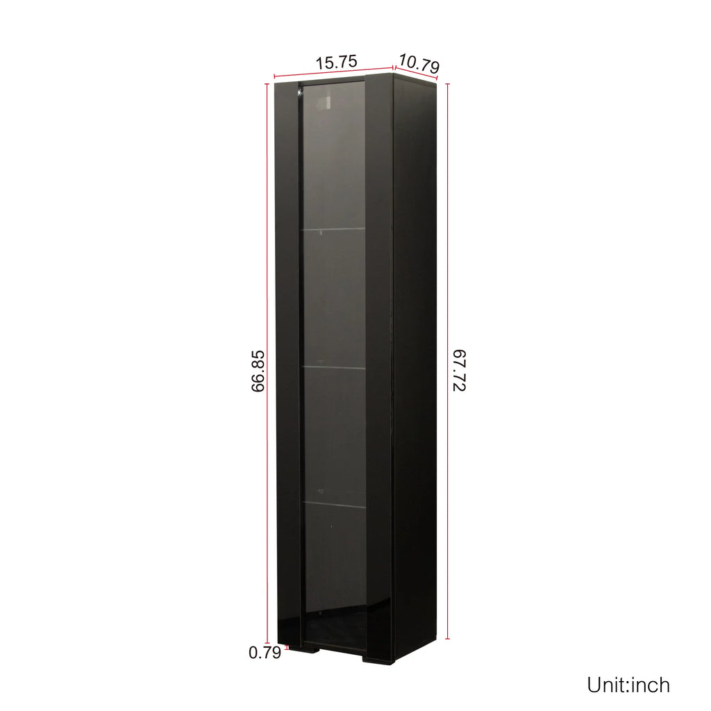Side cabinets with LED lights Y5912