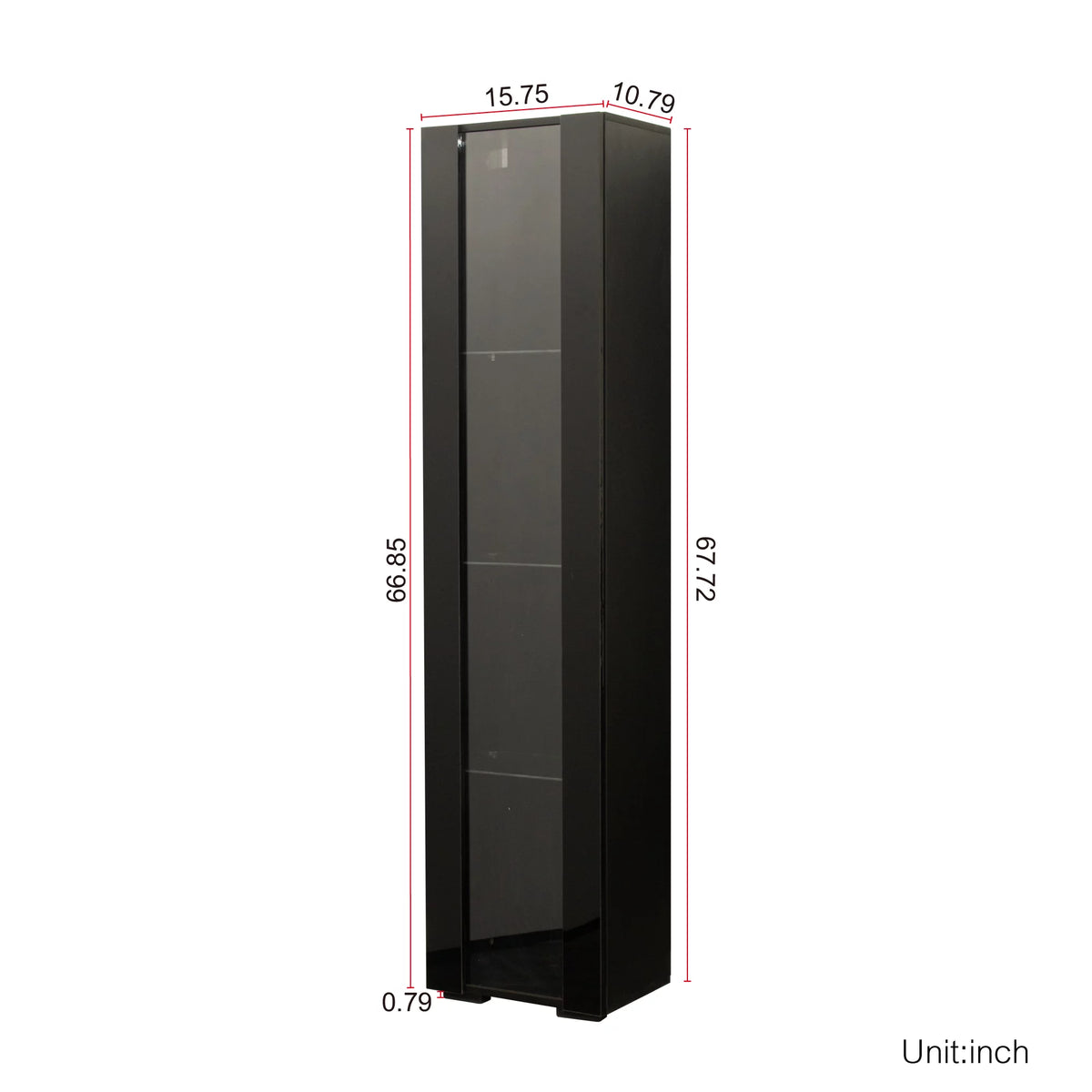 Side cabinets with LED lights Y5912